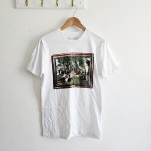 The Office Universal Studios Cast Picnic Parody Graphic Tee White 2019 Small